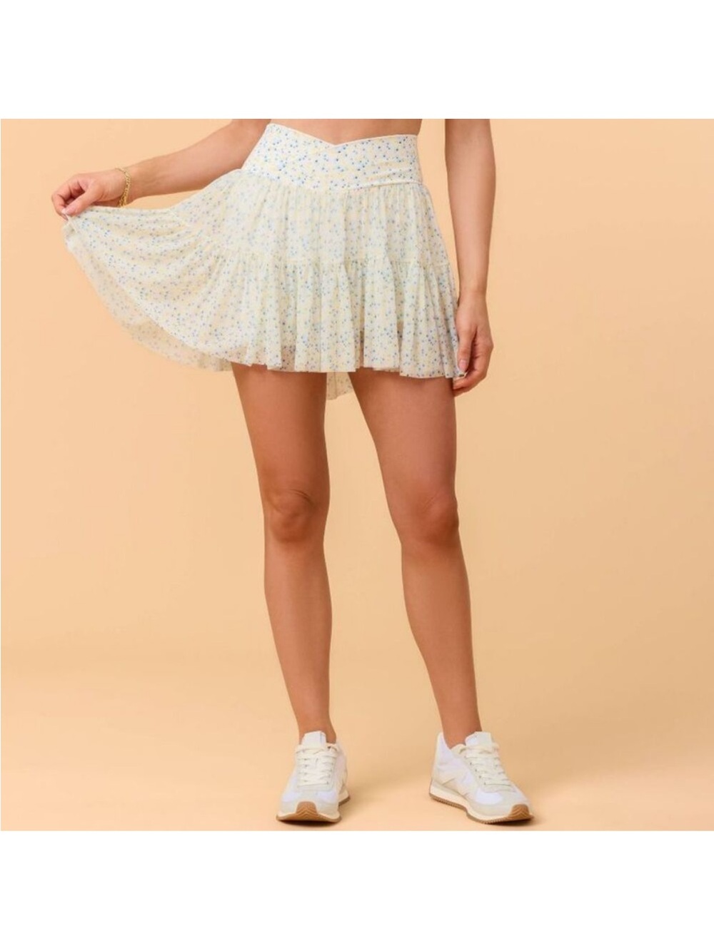 New Blogilates Women's Ballerina Skort - White, blue, yellow
Floral Print M